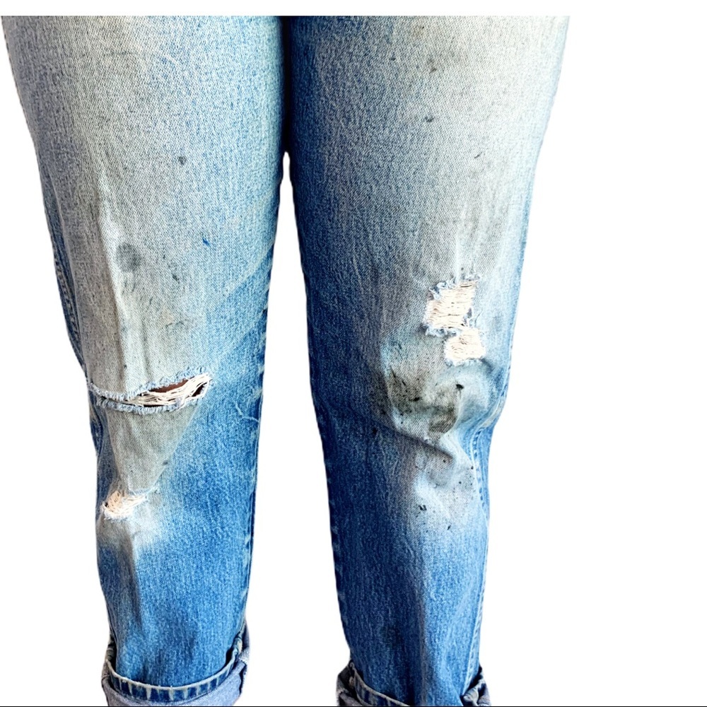 Wrangler VTG Distressed High Rise Jeans Straight - Picture 3 of 11